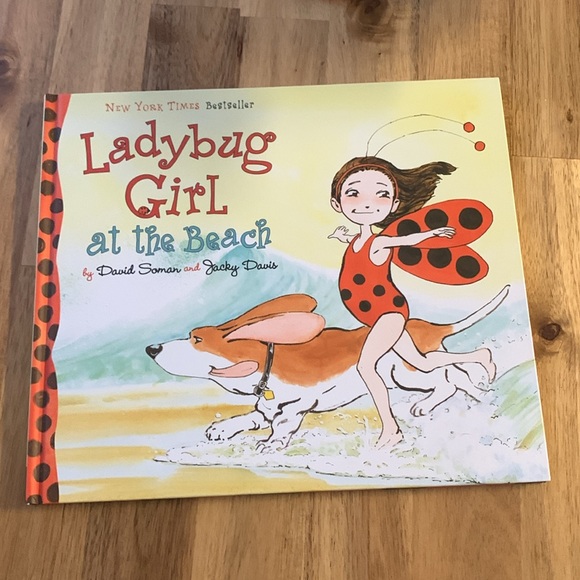 Ladybug Girl & At the Beach Beautiful Hardcover Books by David Soman Jacky Davis - Picture 3 of 16